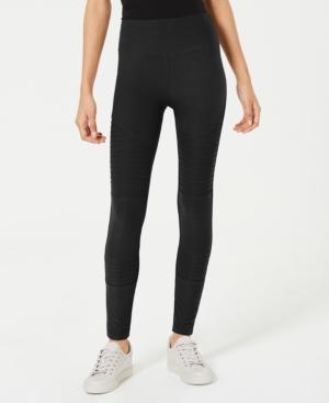 Ultra Flirt Juniors' Planet Gold Moto Leggings