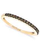 Le Vian Pave Chocolate Diamonds Band (1/4 Ct. T.w.) In 14k Gold