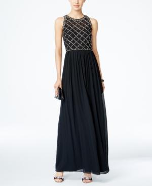Adrianna Papell Sleeveless Beaded Dress