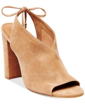 Steve Madden Women's Saffron Peep-toe Block-heel Sandals