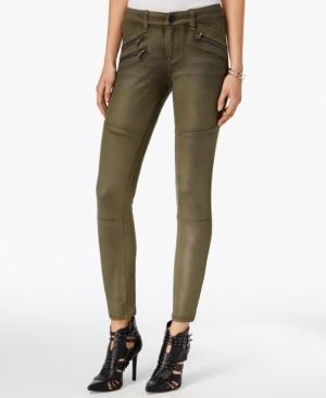 William Rast Faux-suede Moto Pants