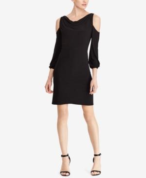 American Living Bell-sleeve Cold-shoulder Dress