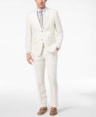Perry Ellis Men's Slim-fit Stretch White Suit