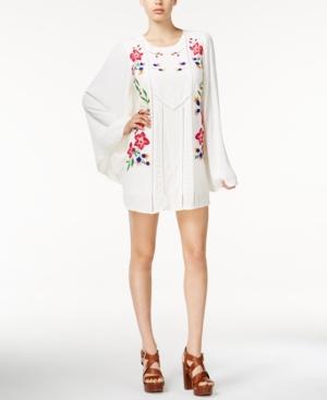 Guess Audrina Embroidered Cape Dress