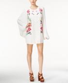 Guess Audrina Embroidered Cape Dress