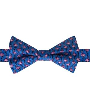 Tommy Hilfiger Men's Printed Flamingo To-tie Bow Tie