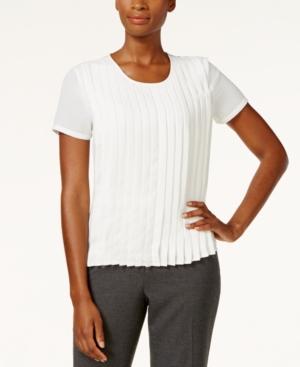 Calvin Klein Pleated Top