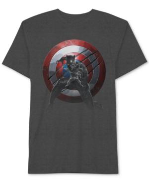 Jem Captain America Men's Panther Vs. T-shirt