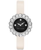 Marc Jacobs Women's Tootsie Pink Leather Strap Watch 30mm Mj1443