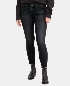 Levi's 711 Embroidered Skinny Ankle Jeans