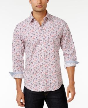 Tommy Hilfiger Men's Graham Floral-print Long-sleeve Shirt