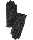 Charter Club Boucle Leather Gloves, Only At Macy's