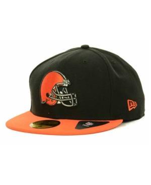 New Era Cleveland Browns Nfl Black Team 59fifty Cap