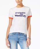 Ban. Do Cotton Available For Weekends Graphic T-shirt