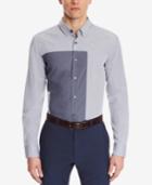 Boss Men's Slim-fit Colorblocked Cotton Shirt