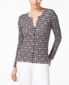 Charter Club Printed Cardigan, Created For Macy's