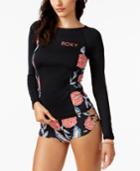 Roxy Printed Long-sleeve Rash Guard Women's Swimsuit
