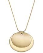 Charter Club Gold-tone Round Pendant Necklace, Only At Macy's