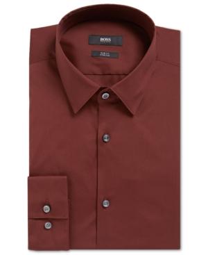 Boss Men's Slim-fit Stretch Dress Shirt