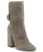 Vince Camuto Damefaris Block-heel Buckle Booties Women's Shoes