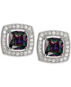 Giani Bernini Mystic Cubic Zirconia Square Stud Earrings In Sterling Silver, Only At Macy's