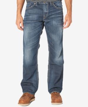 Silver Jean Co. Men's Gordie Loose Fit Straight Jeans