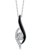 Sirena Jeans Diamond Pendant Necklace (1/3 Ct. T.w.) In 14k White Gold