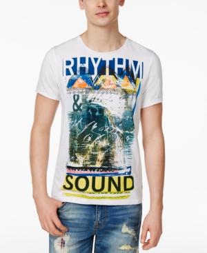 Guess Men's Rhythm & Sound Graphic-print Cotton T-shirt