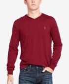Polo Ralph Lauren Men's V-neck Long-sleeve Cotton Shirt