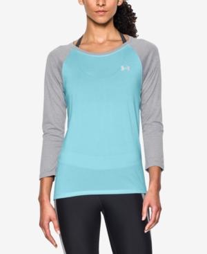Under Armour Ua Tech Heathered Colorblocked Top
