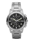 Fossil Watch, Men's Chronograph Dean Stainless Steel Bracelet 45mm Fs4542