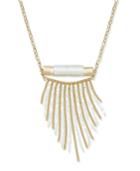 Inc International Concepts Gold-tone Cord Wrapped Fringe Long Length Necklace, Only At Macy's