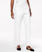 Alfred Dunner Petite Lace It Up Pull-on Pants