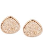 Kenneth Cole New York Druzy Stone Stud Earrings