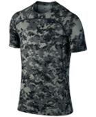 Nike Men's Pro Hypercool Camo-print Compression Top