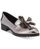 Nine West Leonda Tassel Block Heel Loafers Women's Shoes