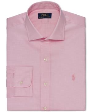 Polo Ralph Lauren Slim-fit Pink Check Dress Shirt