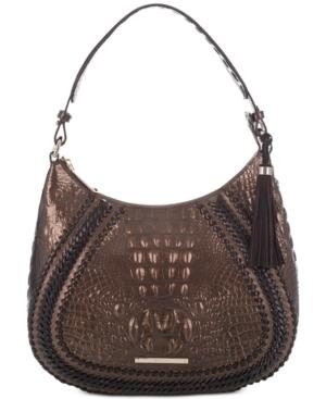 Brahmin Amira Patina Large Shoulder Bag
