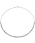 Inc International Concepts Silver-tone Crystal Collar Necklace, Only At Macy's