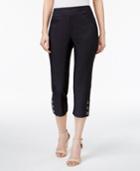 Jm Collection Slim-leg Capri Pants, Only At Macy's