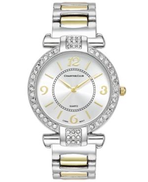 Charter Club Women's Two-tone Bracelet Watch, 36mm, 16856, Only At Macy's