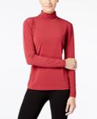 Catherine Catherine Malandrino Mari Ruched Mock-neck Top, Only At Macy's