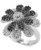 Effy Diamond Flower Ring (1-3/4 Ct. T.w.) In 14k White Gold