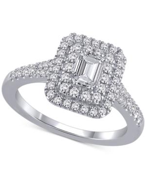 Marchesa Certified Diamond Engagement Ring (1 Ct. T.w.) In 18k White Gold