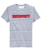 Tommy Hilfiger Men's Striped Graphic Print T-shirt