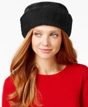 Nine West Curly Faux Fur Cuff Cloche