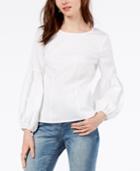 Inc International Concepts Balloon-sleeve Shirt, Created For Macy's