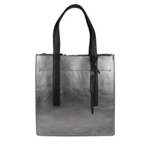 T Tahari Metallic Tote