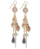 Inc International Concepts Gold-tone Beaded Chain Drop Earrings, Only At Macy's