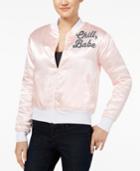 Hybrid Juniors' Chill Babe Patch Bomber Jacket